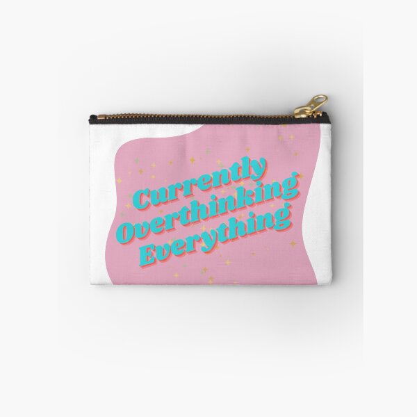 Item preview, Sticker Currently Overthinking Everything designed and sold by HeliotropeArt.