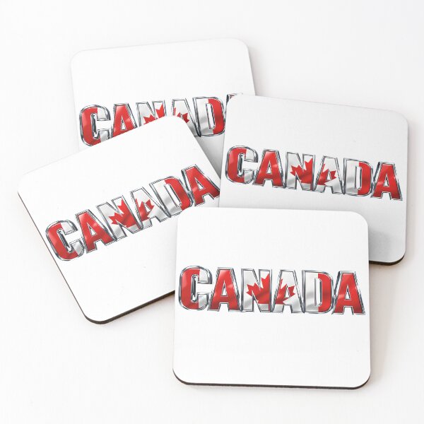Item preview, Chrome Canada Flag Text designed and sold by GamerGearTees.