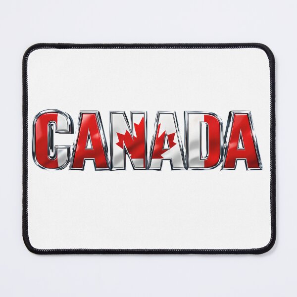 Item preview, Chrome Canada Flag Text designed and sold by GamerGearTees.