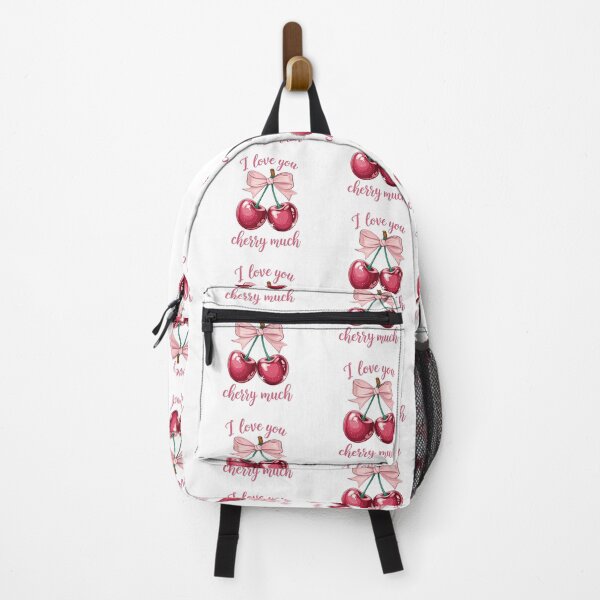 Item preview, I Love You Cherry Much: Coquette Pink Bow & Glossy Cherries designed and sold by Polarisofficial.