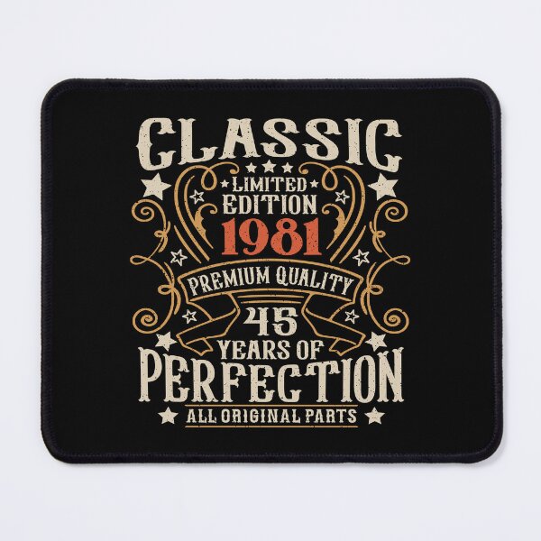 Item preview, 45th Birthday Vintage 1981 Classic 45 Years Old Men designed and sold by eclecTEEq.