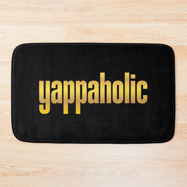 Item preview, yappaholic, Yap Memes Golden Typography designed and sold by Memes N Lore .