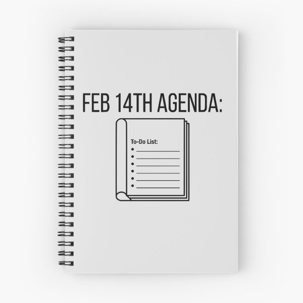 Item preview, Valentine's Day Feb 14th Empty Agenda designed and sold by WAMTEES.