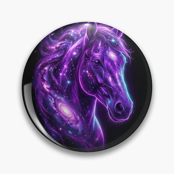 Item preview, Neon Void Horse - Galaxy Zodiac 2026 designed and sold by Aura Art Studio.