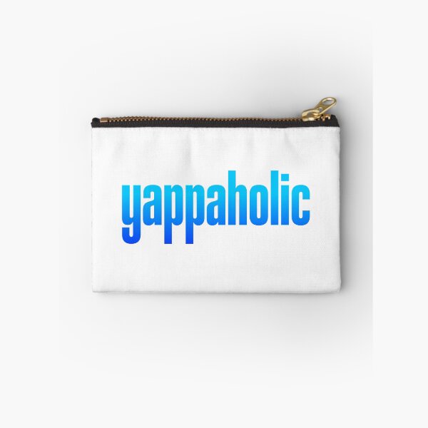 Item preview, yappaholic, Yap Memes Blue Typography designed and sold by Memes N Lore .