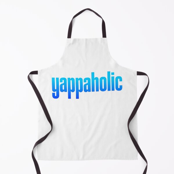 Item preview, yappaholic, Yap Memes Blue Typography designed and sold by Memes N Lore .