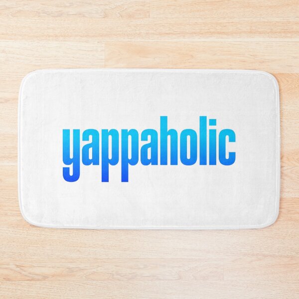 Item preview, yappaholic, Yap Memes Blue Typography designed and sold by Memes N Lore .