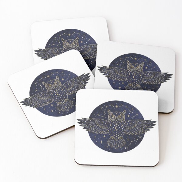 Item preview, Celestial Owl: Silent Sentinel of the Night Sky designed and sold by Blue Bird  Designs.