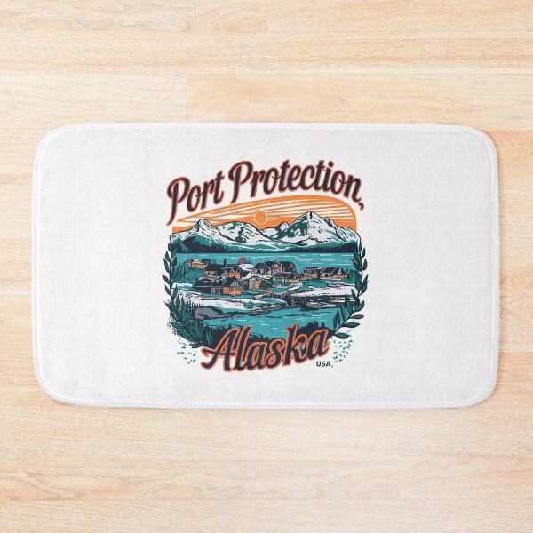Item preview, Port Protection Alaska T-Shirt – Cozy Coastal Village Adventure Illustration designed and sold by paulo silveira.