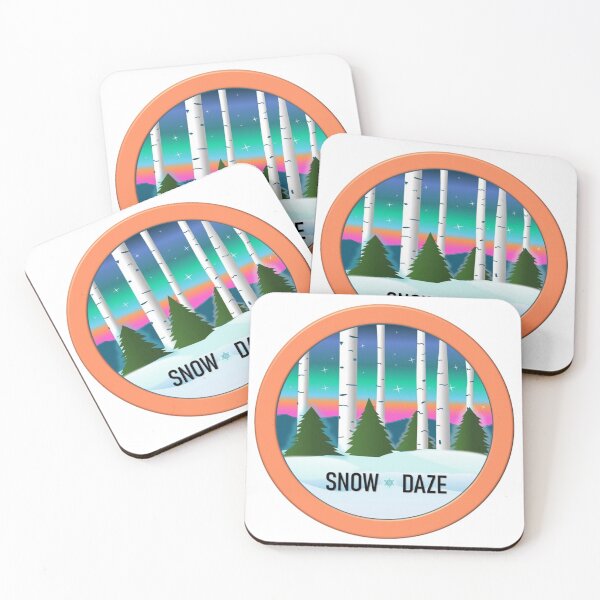 Item preview, Snow Daze: Sunset Glow in the Woods designed and sold by 5adraval.