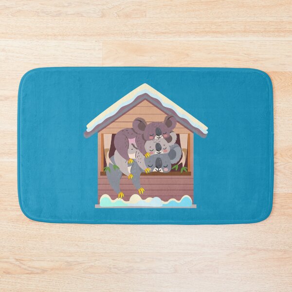 Item preview, Ski Hut - Koala Bear Family designed and sold by minimalartstory.