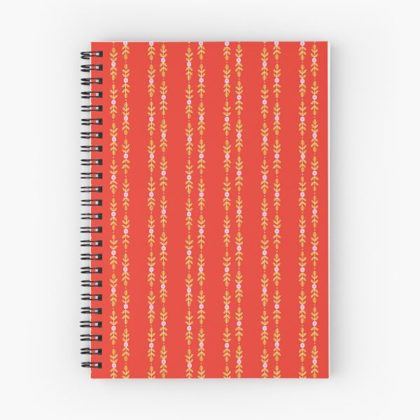 Item preview, Vintage mini flower Stripe hot bold orange designed and sold by FrancesPoff.