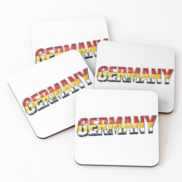 Item preview, Germany Flag Bold Chrome Text designed and sold by GamerGearTees.