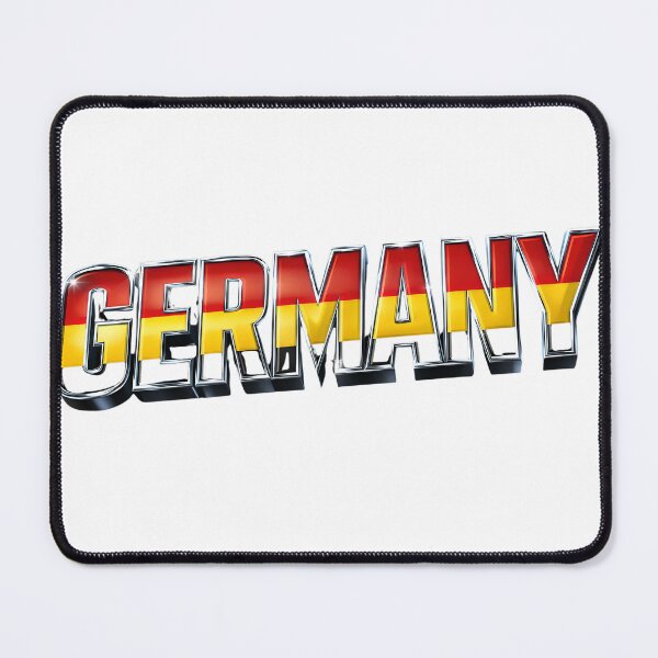 Item preview, Germany Flag Bold Chrome Text designed and sold by GamerGearTees.
