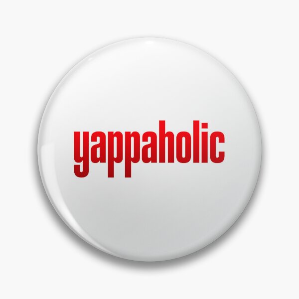 Item preview, yappaholic, Yap Memes Red Typography designed and sold by Memes N Lore .