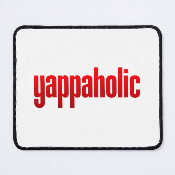 Item preview, yappaholic, Yap Memes Red Typography designed and sold by Memes N Lore .