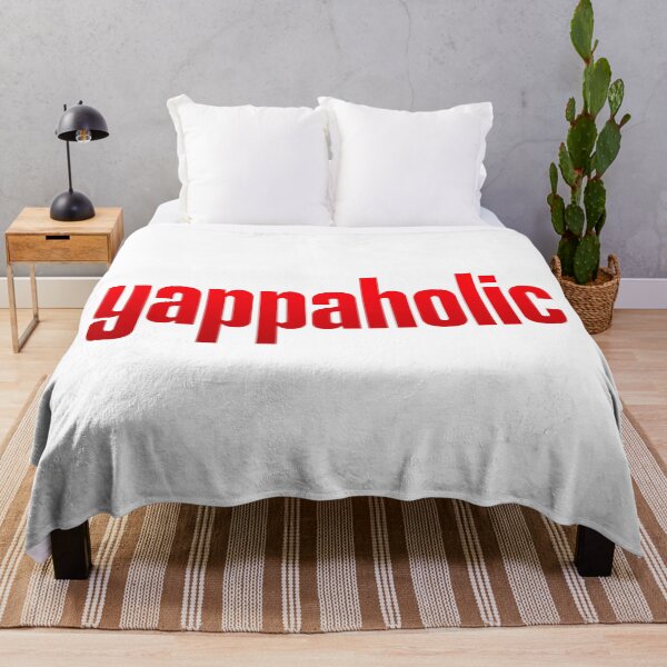 Item preview, yappaholic, Yap Memes Red Typography designed and sold by Memes N Lore .