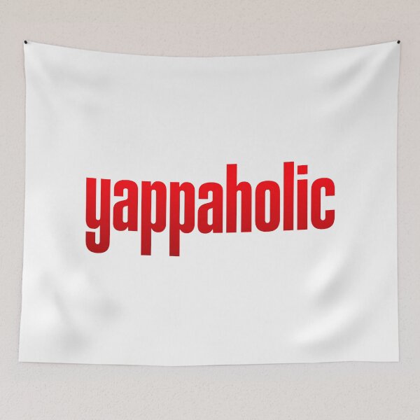 Item preview, yappaholic, Yap Memes Red Typography designed and sold by Memes N Lore .