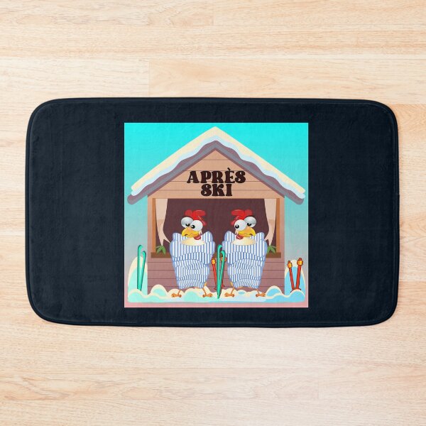 Item preview, Après-Ski Ski Hut Chickens designed and sold by minimalartstory.