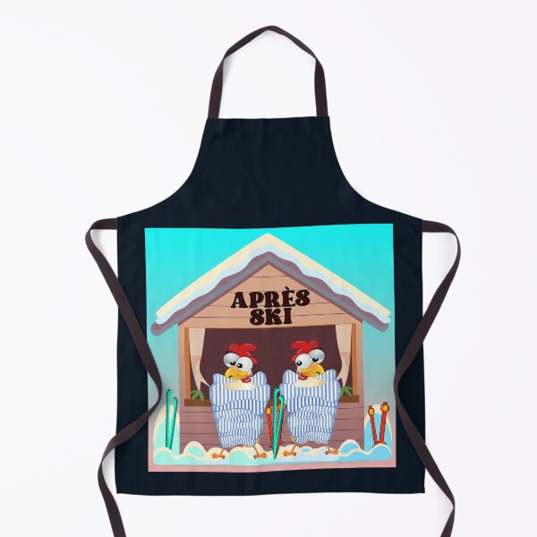 Item preview, Après-Ski Ski Hut Chickens designed and sold by minimalartstory.