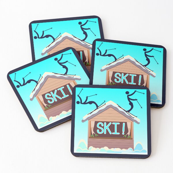 Item preview, SKIING SKI HUT designed and sold by minimalartstory.