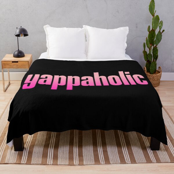 Item preview, Yappaholic, Yap Memes Pink Typography designed and sold by Memes N Lore .