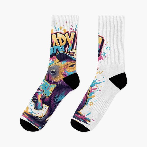 Item preview, "Capybara Graffiti Street Art - Urban Style" designed and sold by Skully-Studio.