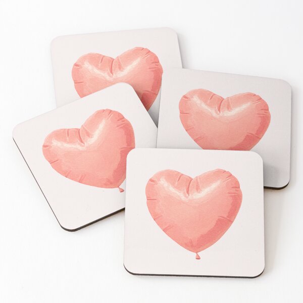 Item preview, Red Heart-Shaped Balloon designed and sold by Violet Peonies.