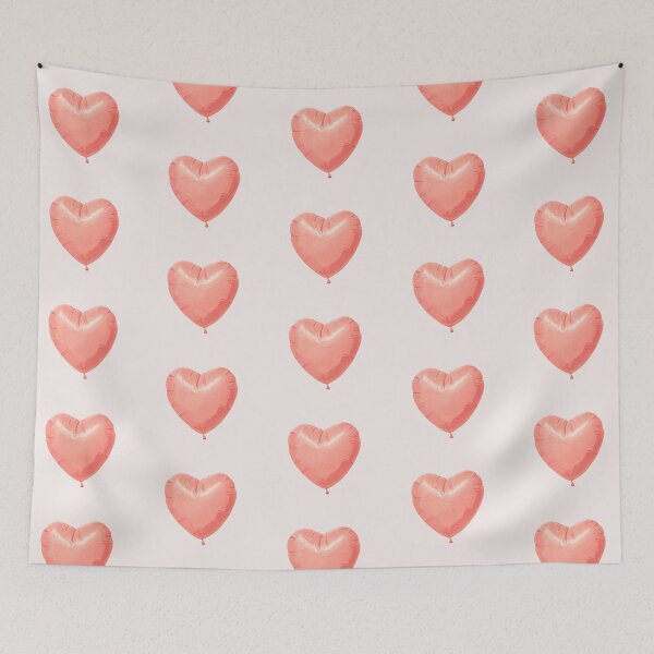 Item preview, Red Heart-Shaped Balloon designed and sold by Violet Peonies.