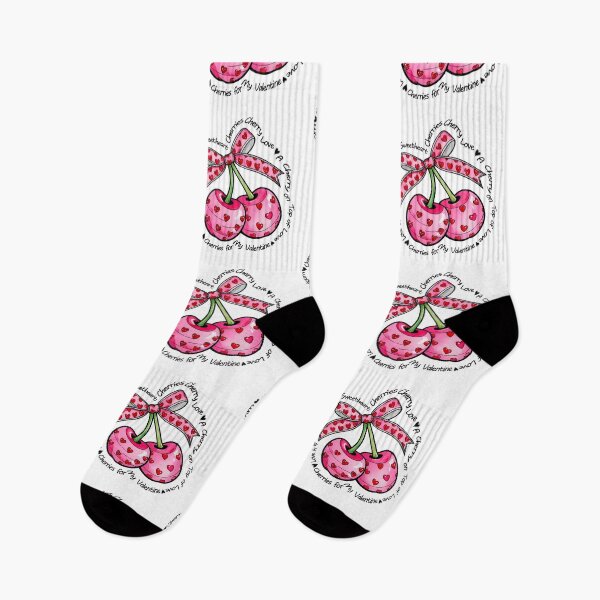 Item preview, Cherry Kisses & Sweetheart Love: Heart Patterned Cherries designed and sold by Polarisofficial.