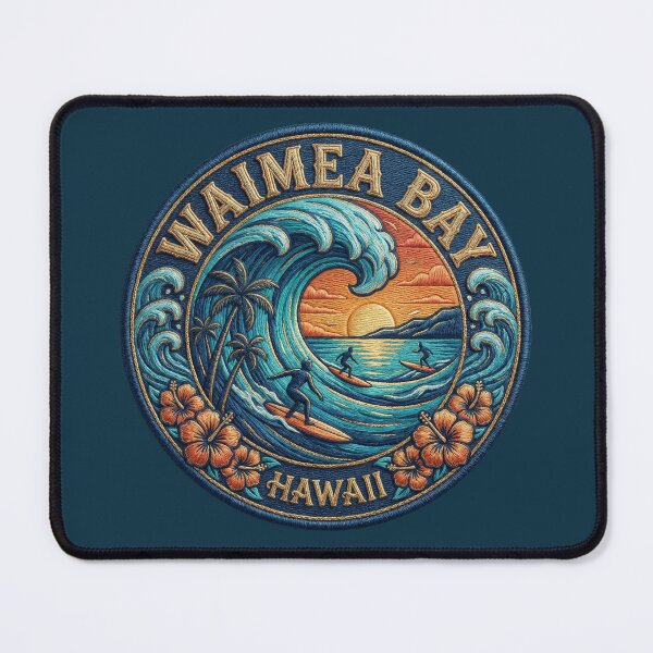 Item preview, Waimea Bay, Hawaii – Sun Ride & Hibiscus Wave designed and sold by Girih.