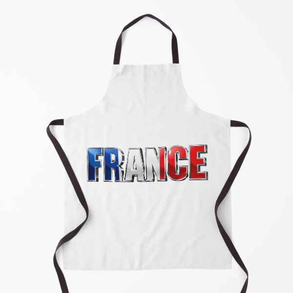 Item preview, France Flag Chrome Lettering Art designed and sold by GamerGearTees.