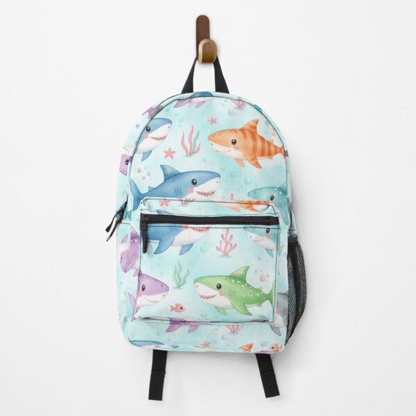Item preview, Jaw-some Pals: Cute Smiling Sharks Under the Sea designed and sold by EllaBatovac17.