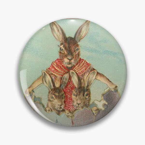 Item preview, Easter Bunny Family in an Egg designed and sold by GrayHareCards.