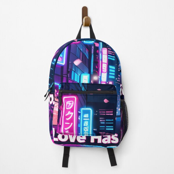 Item preview, Love Has No Borders – Tokyo Neon City Street Design designed and sold by FreeFromDefault.