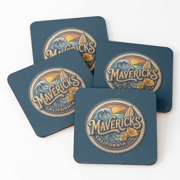 Item preview, Mavericks, California – Wave Courage & Poppy Power designed and sold by Girih.