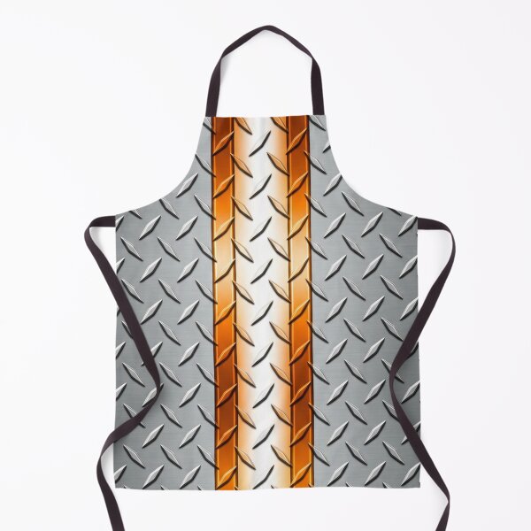 Item preview, Forged Tread: 4-Way Industrial Steel PHONE CASE (CHROME - ORANGE CREAM) designed and sold by CleverCulture.