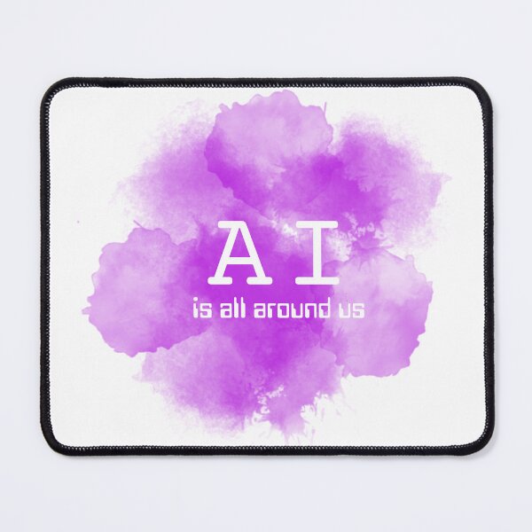Item preview,  AI is all around us (purple mist) designed and sold by ProjectLui.