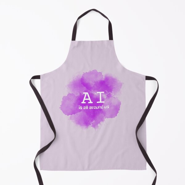 Item preview, AI is all around us (purple mist) designed and sold by ProjectLui.