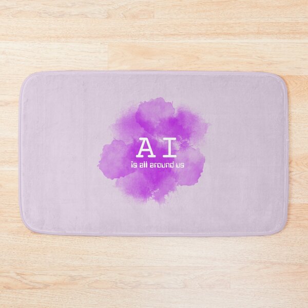 Item preview,  AI is all around us (purple mist) designed and sold by ProjectLui.