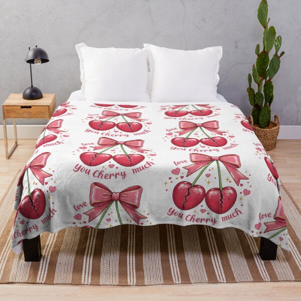 Item preview, Broken Heart Cherries: Pink Ribbon & Sparkling Love designed and sold by Polarisofficial.