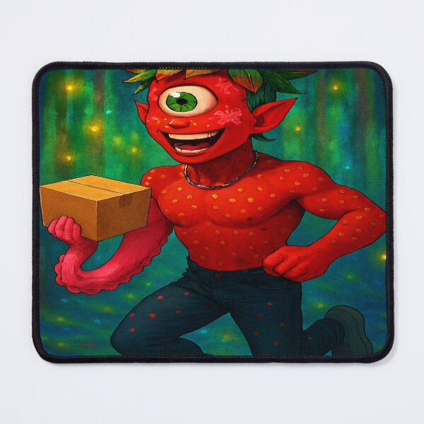 Item preview, the monstrous strawberry cyclops designed and sold by Ecosetereos.