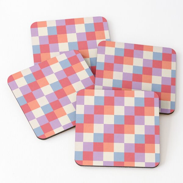 Item preview, Colorful Square Grid Pattern designed and sold by SassyArtistry.