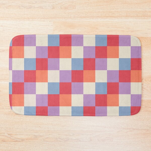 Item preview, Colorful Square Grid Pattern designed and sold by SassyArtistry.