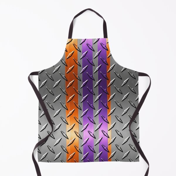 Item preview, Forged Tread: 4-Way Industrial Steel PHONE CASE (GREY STEEL - ORNAGE PURPLE RACING) designed and sold by CleverCulture.