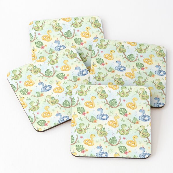 Item preview, Little Python Party: Tropical Jungle Snakes designed and sold by EllaBatovac17.