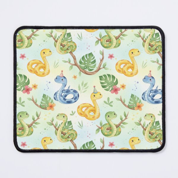 Item preview, Little Python Party: Tropical Jungle Snakes designed and sold by EllaBatovac17.