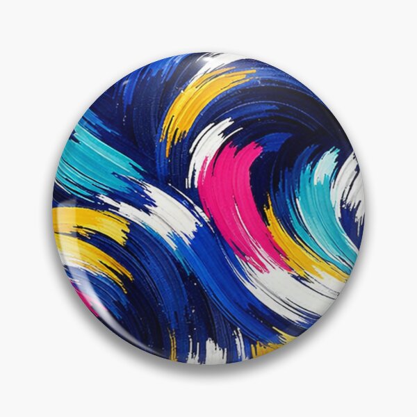 Item preview, Bold Colorful Brush Stroke Swirls designed and sold by SassyArtistry.