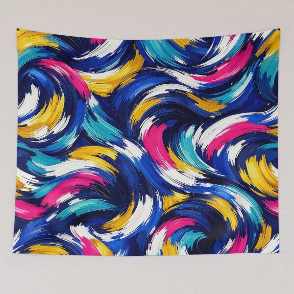 Item preview, Bold Colorful Brush Stroke Swirls designed and sold by SassyArtistry.