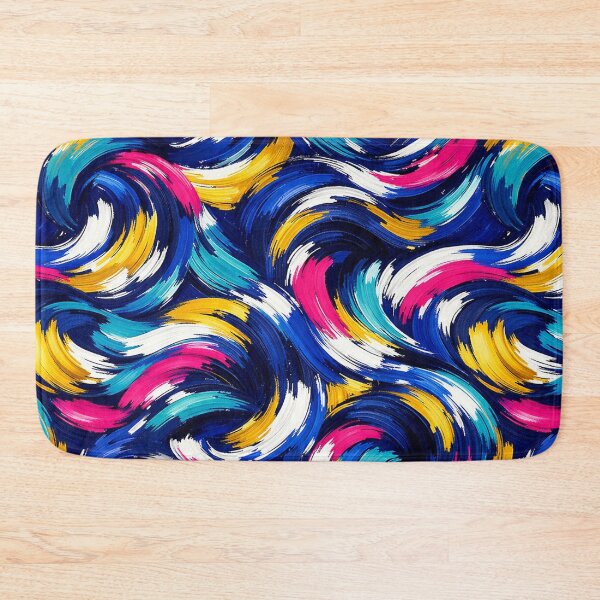 Item preview, Bold Colorful Brush Stroke Swirls designed and sold by SassyArtistry.